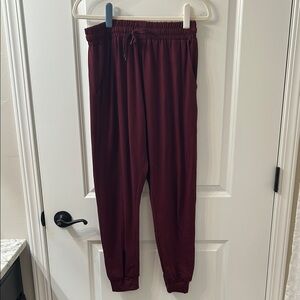 Burgundy Jogger Pants